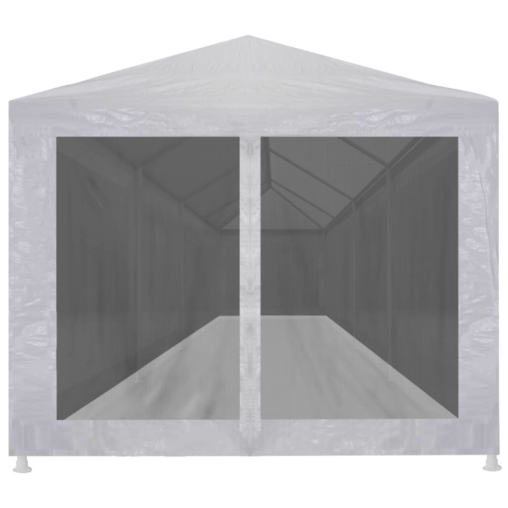 vidaXL Partytent met 10 mesh zijwanden 12x3 m