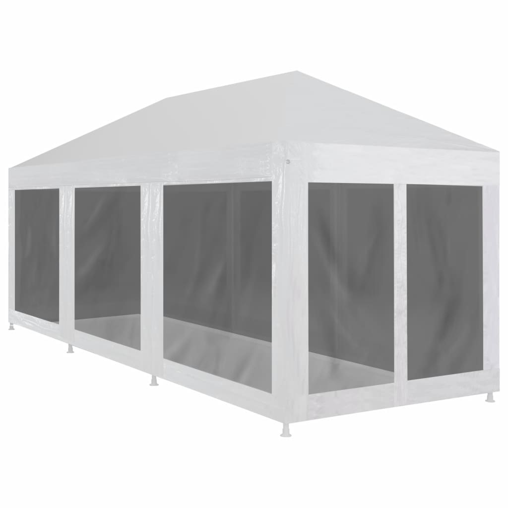 vidaXL Partytent met 8 mesh zijwanden 9x3 m