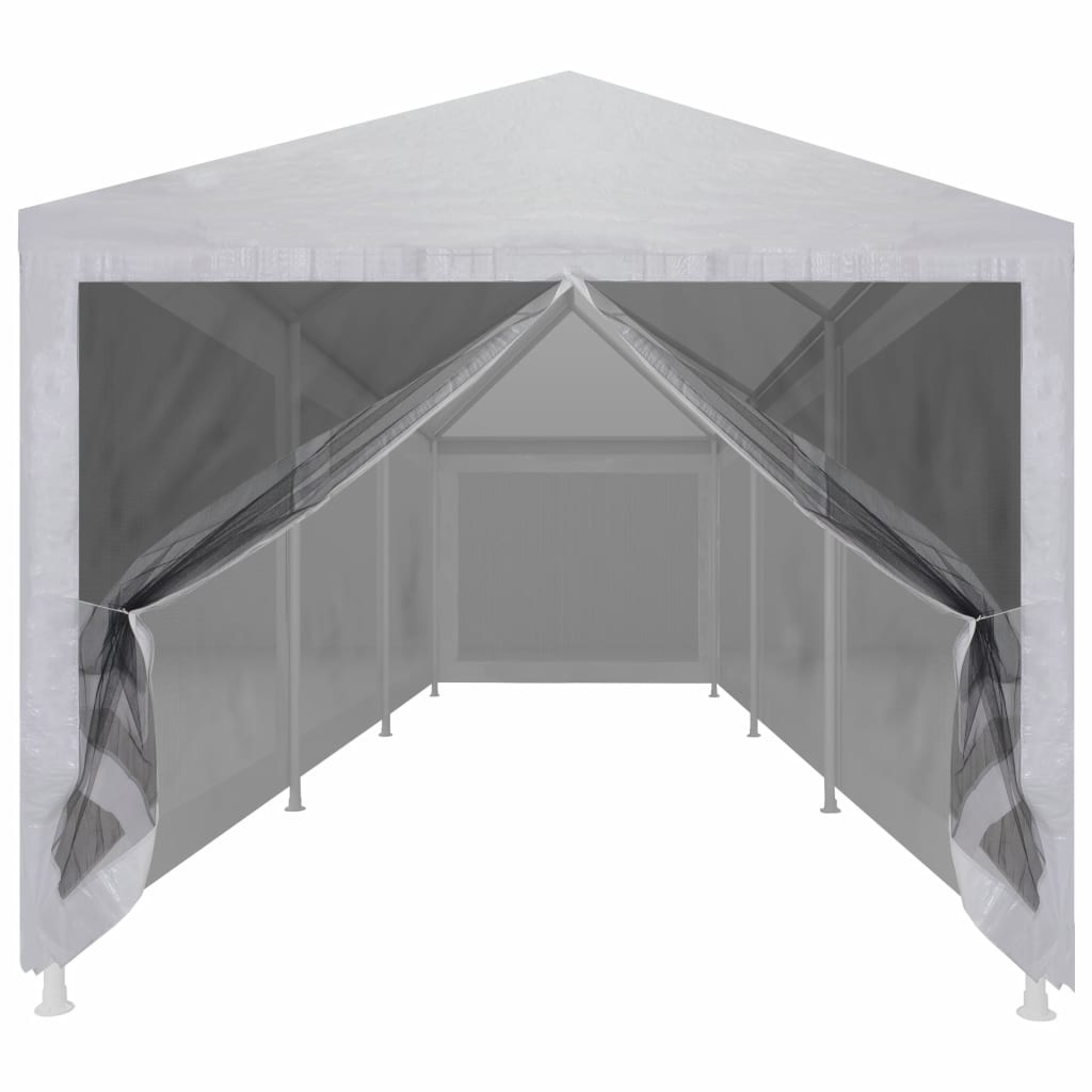 vidaXL Partytent met 8 mesh zijwanden 9x3 m