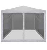VidaXL Partytent met 4 mesh zijwanden 4x3 m