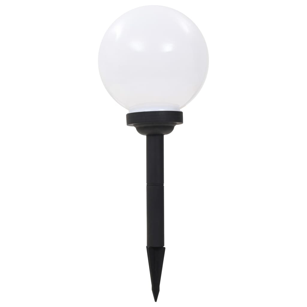 vidaXL LED-solarlampen rond 20 cm RGB 3 st