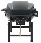 vidaXL Gasbarbecue met kookzone zwart