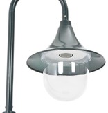 vidaXL Paalverlichting tuin E27 120 cm aluminium donkergroen