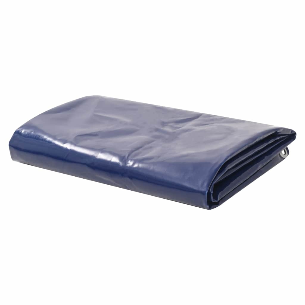 vidaXL Dekzeil 650 g/m² 3x3 m blauw