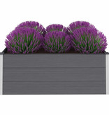 vidaXL Plantenbak verhoogd 150x100x54 cm HKC grijs