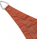 VidaXL Zonnescherm vierkant 2x2 m oxford stof terracottakleurig