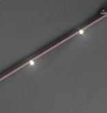 VidaXL Zweefparasol met LED-verlichting en metalen paal 300 cm groen