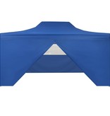 vidaXL Vouwtent pop-up met 4 zijwanden 3x4,5 m blauw