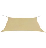 vidaXL Zonnescherm rechthoekig 2x4 m oxford stof beige