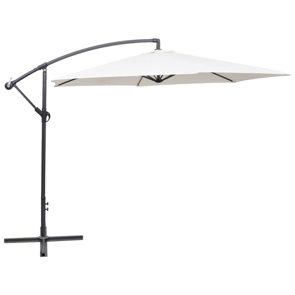 vidaXL Zweefparasol 3 m zandwit