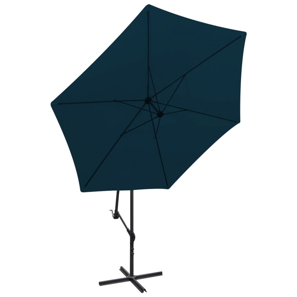 vidaXL Zweefparasol 3 m blauw