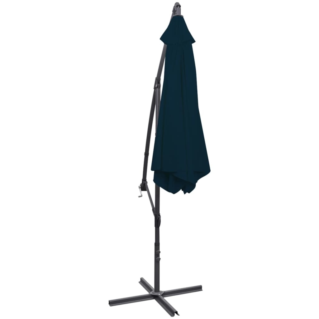 VidaXL Zweefparasol 3 m blauw