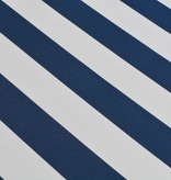 vidaXL Luifel handmatig uitschuifbaar 500 cm blauw en wit