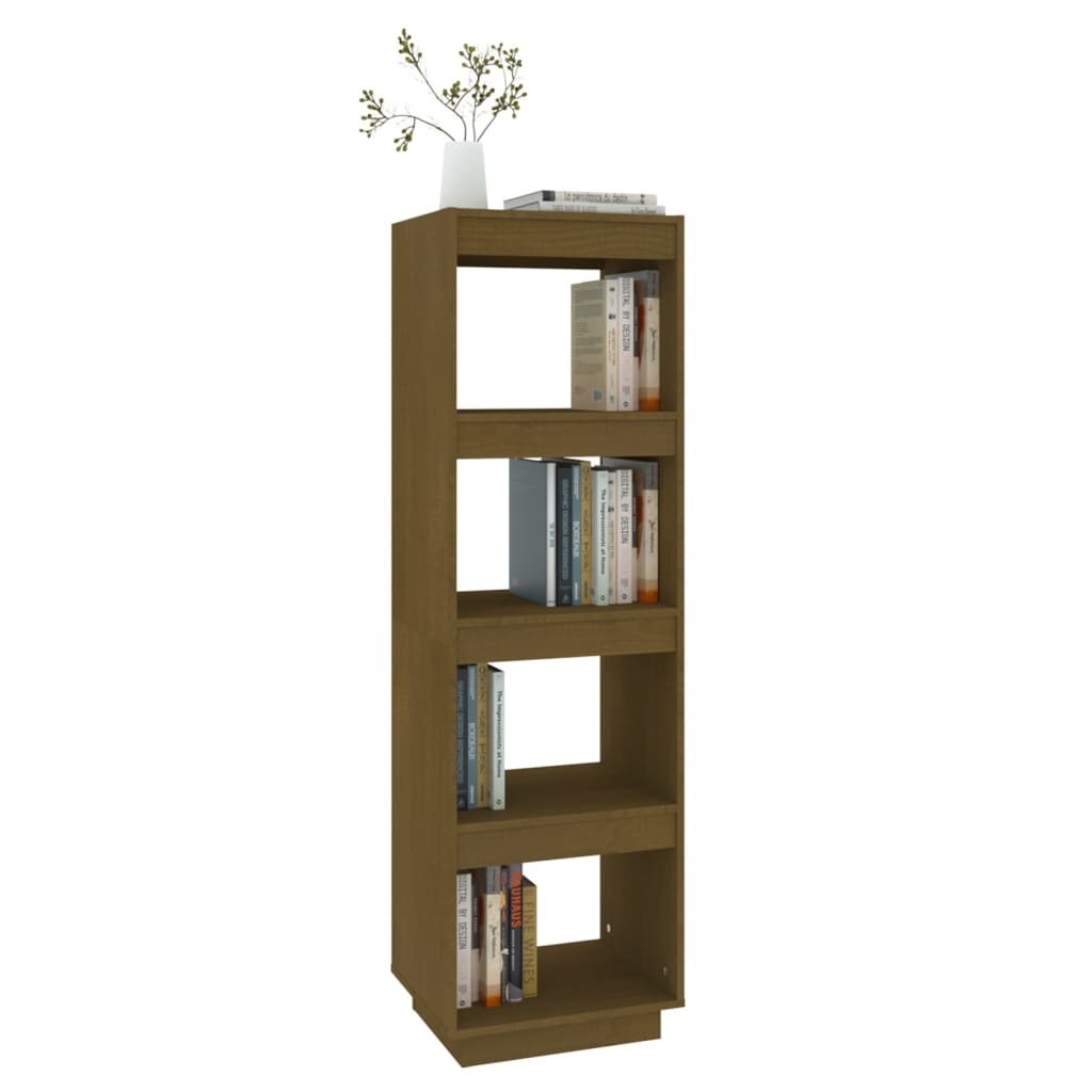 vidaXL Boekenkast/kamerscherm 40x35x135 cm grenenhout honingbruin