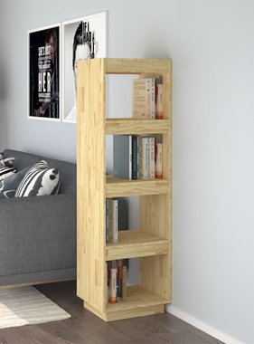 vidaXL Boekenkast/kamerscherm 40x35x135 cm massief grenenhout