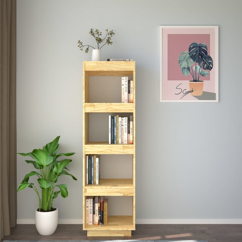 vidaXL Boekenkast/kamerscherm 40x35x135 cm massief grenenhout