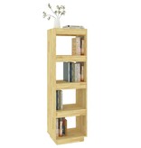 vidaXL Boekenkast/kamerscherm 40x35x135 cm massief grenenhout