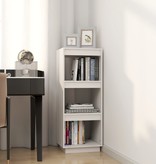 vidaXL Boekenkast/kamerscherm 40x35x103 cm massief grenenhout wit