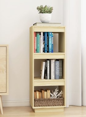 vidaXL Boekenkast/kamerscherm 40x35x103 cm massief grenenhout