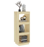 vidaXL Boekenkast/kamerscherm 40x35x103 cm massief grenenhout