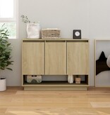 VidaXL Dressoir 97x31x75 cm spaanplaat sonoma eikenkleurig