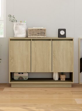 VidaXL Dressoir 97x31x75 cm spaanplaat sonoma eikenkleurig