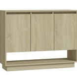 VidaXL Dressoir 97x31x75 cm spaanplaat sonoma eikenkleurig