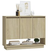 VidaXL Dressoir 97x31x75 cm spaanplaat sonoma eikenkleurig