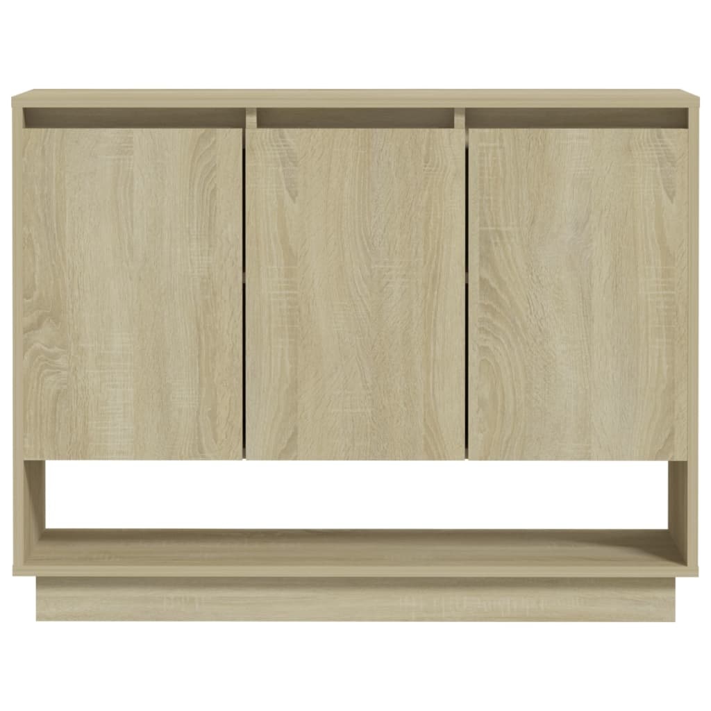 VidaXL Dressoir 97x31x75 cm spaanplaat sonoma eikenkleurig