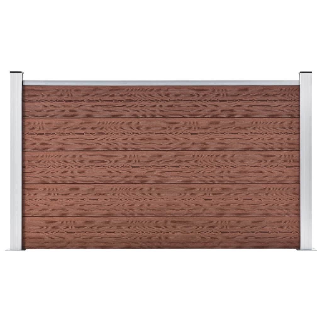 VidaXL Schutting 180x105 cm HKC bruin