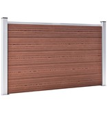 VidaXL Schutting 180x105 cm HKC bruin
