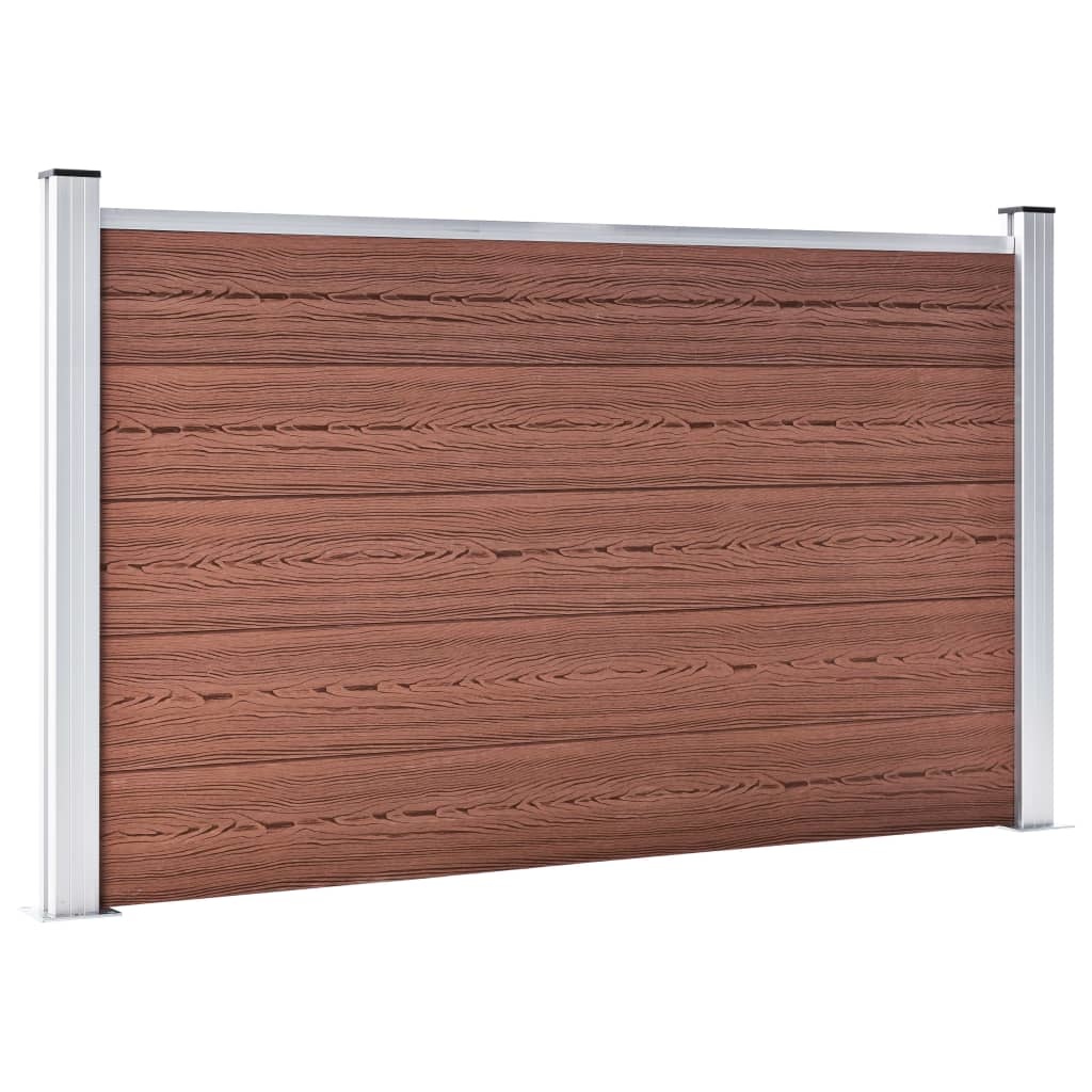 VidaXL Schutting 180x105 cm HKC bruin