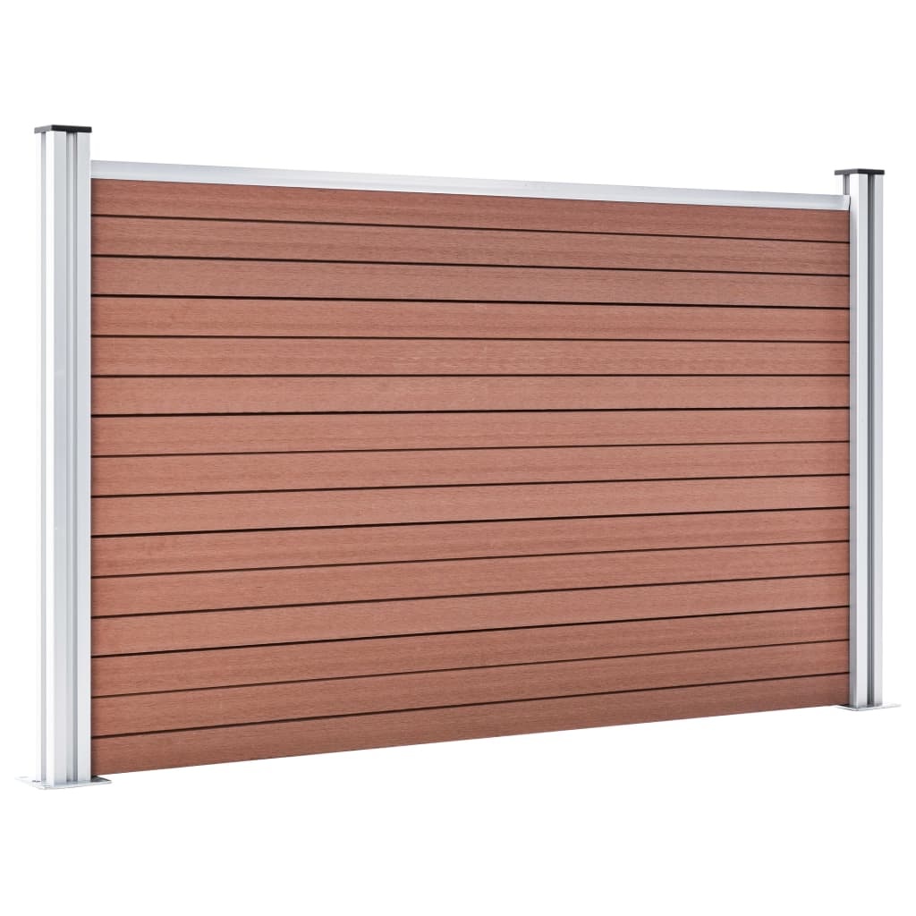 VidaXL Schutting 180x105 cm HKC bruin