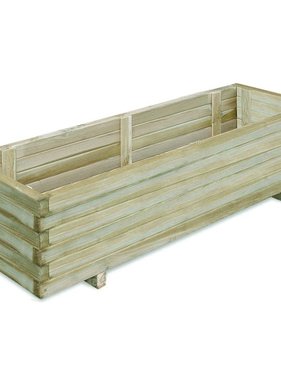 vidaXL Plantenbak verhoogd rechthoekig 120x40x30 cm hout