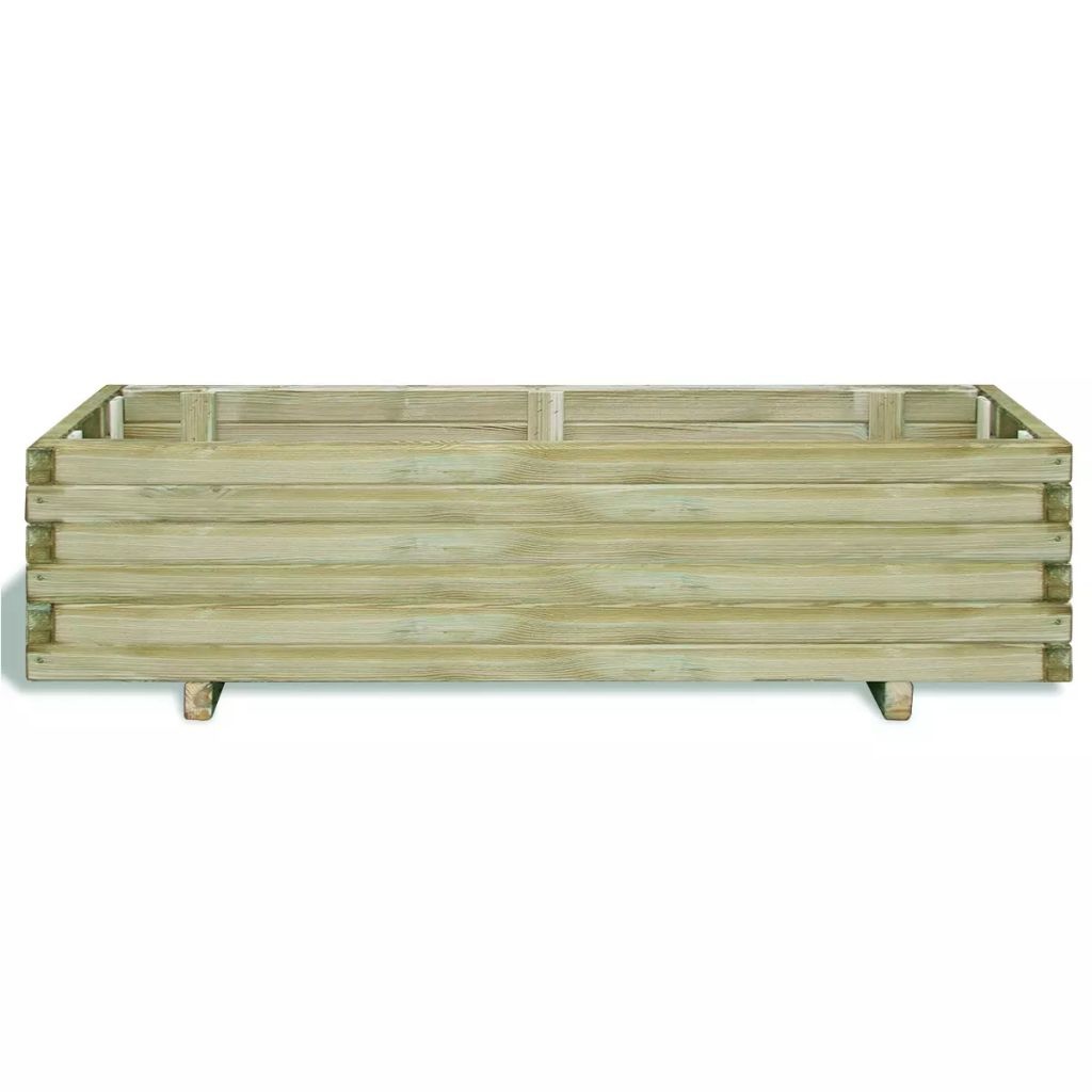 vidaXL Plantenbak verhoogd rechthoekig 120x40x30 cm hout