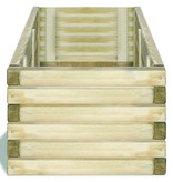 vidaXL Plantenbak verhoogd rechthoekig 120x40x30 cm hout