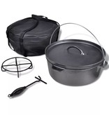 vidaXL Braadpan 11,3 L inclusief accessoires