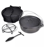 vidaXL Braadpan 5,6 L inclusief accessoires