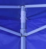 VidaXL Vouwtent met 4 zijwanden 3x3 m blauw