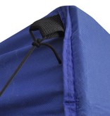 VidaXL Vouwtent met 4 zijwanden 3x3 m blauw