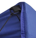 vidaXL Vouwtent met 4 zijwanden 3x3 m blauw