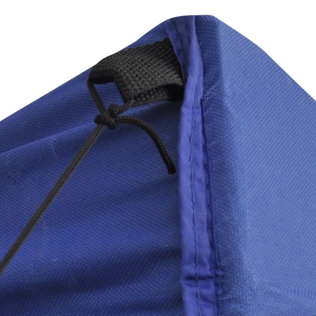 VidaXL Vouwtent met 4 zijwanden 3x3 m blauw