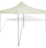 vidaXL Partytent inklapbaar 3x3 m crème