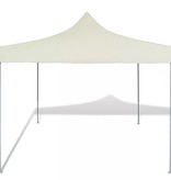 vidaXL Partytent inklapbaar 3x3 m crème