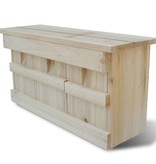 vidaXL Nestkast voor huismus 44 x 15,5 x 21,5 cm