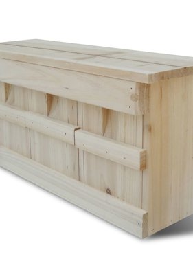 vidaXL Nestkast voor huismus 44 x 15,5 x 21,5 cm