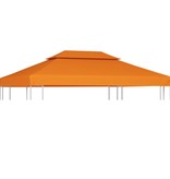 vidaXL Vervangend tentdoek prieel 310 g/m² 3x4 m terracotta