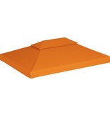 vidaXL Vervangend tentdoek prieel 310 g/m² 3x4 m terracotta