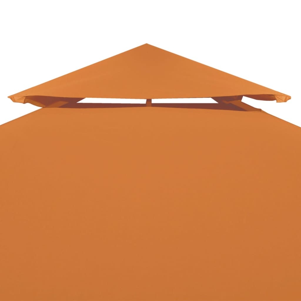 vidaXL Vervangend tentdoek prieel 310 g/m² 3x4 m terracotta