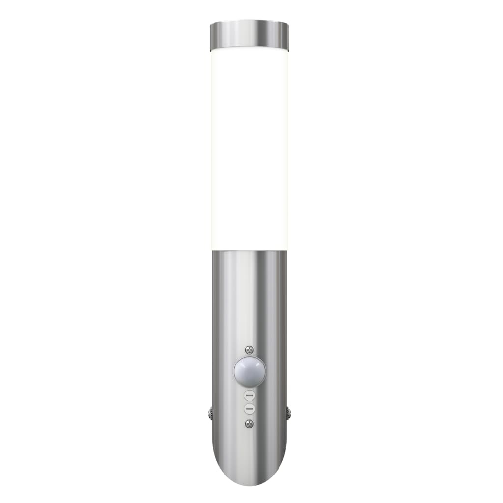 vidaXL Buitenlamp RVS Enego met sensor